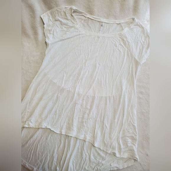 White Peplum Top - Picture 1 of 3